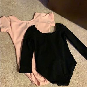 Black  and pink leotard